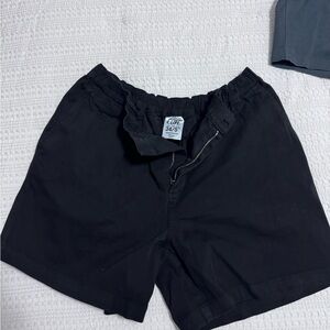 5” inseam Cove Black chino Shorts